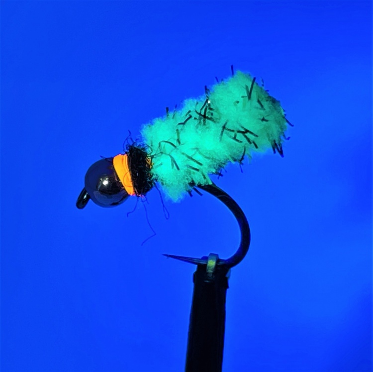 Phillippa Hake Flies Mopster Fly Copper bead Fl. Yellow